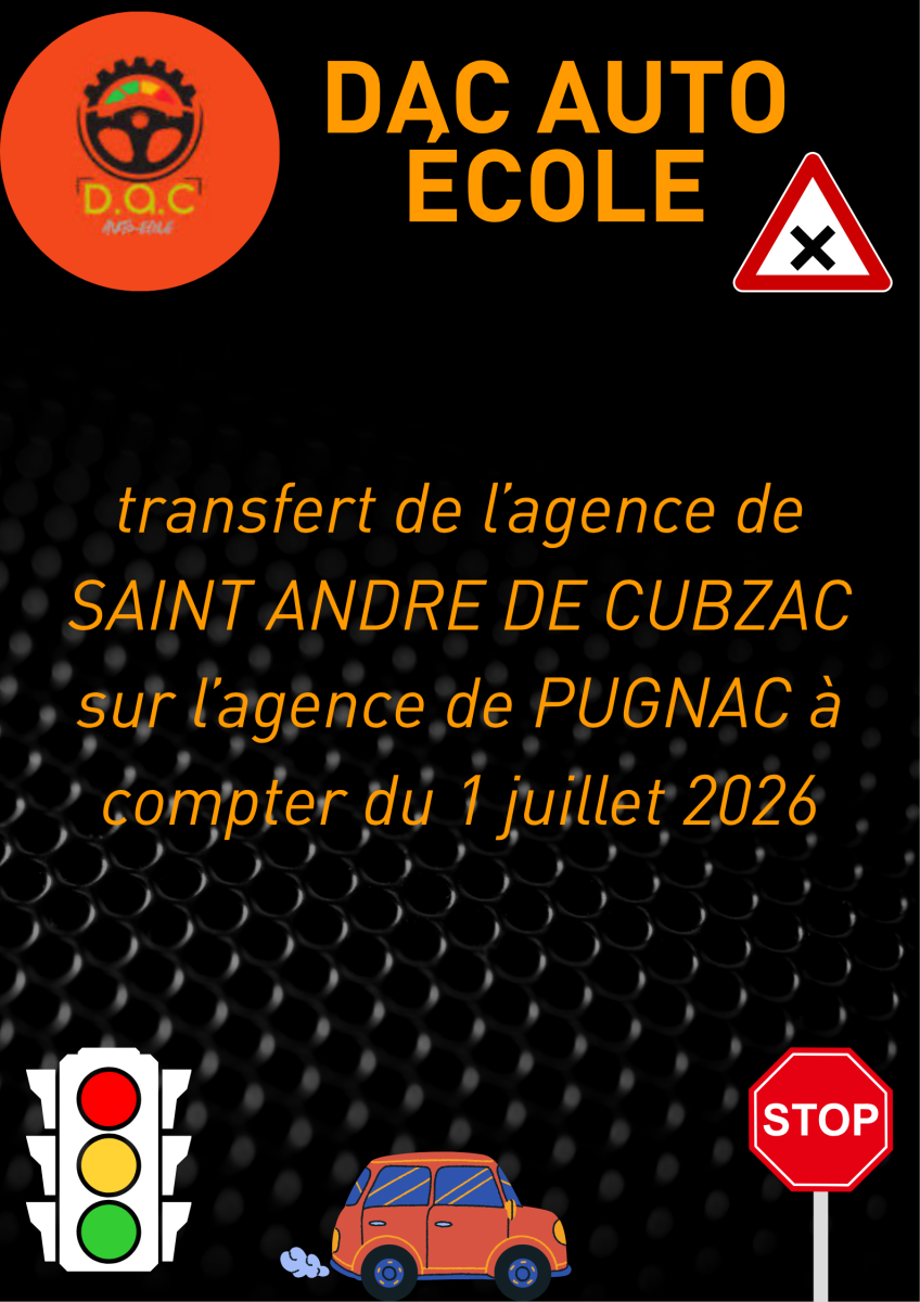 transfert de l'agence de SAINT ANDRE